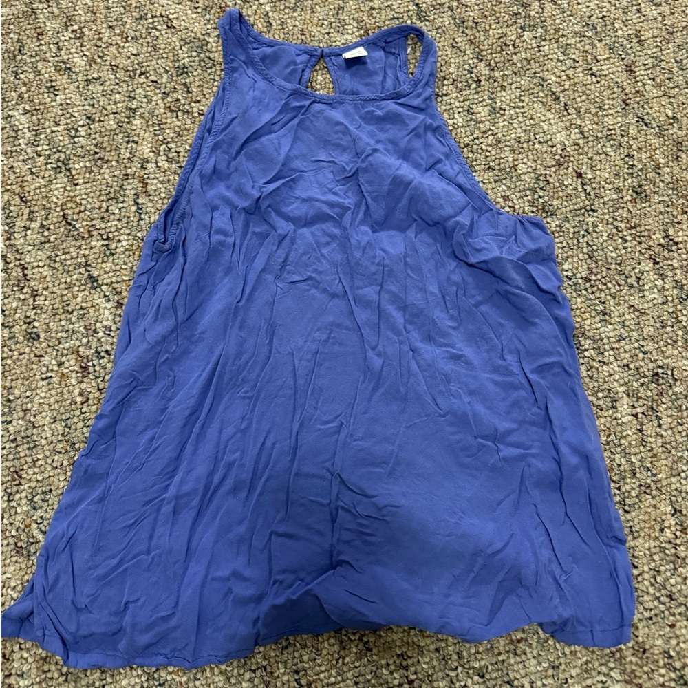 Blue Sleeveless Top